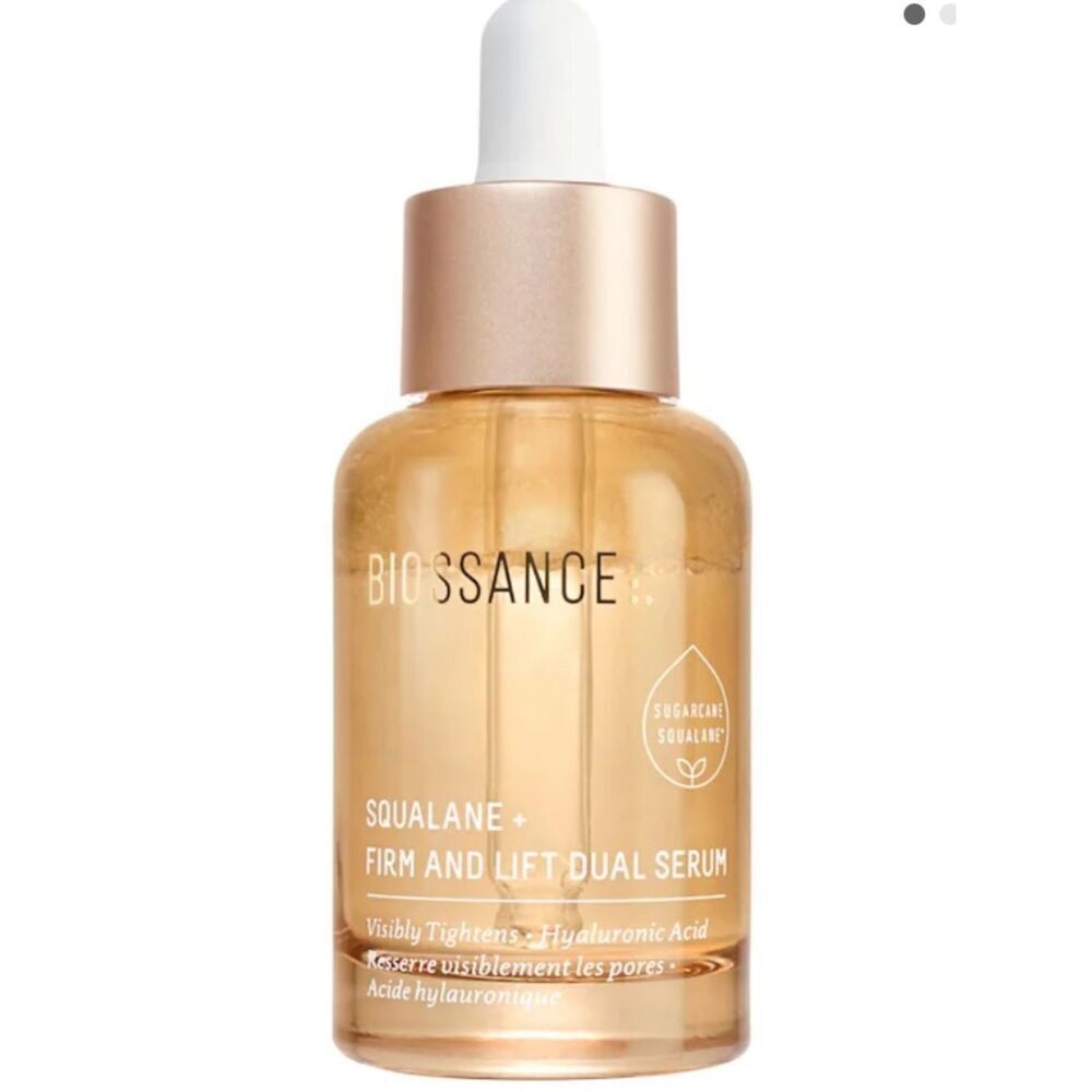 Biossance
Firm and Lift Hydrating Dual Serum with Hyaluronic Aciid Squalane